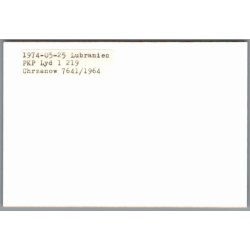 Tog - PKP  Lyd I 219 - Lubranic - Polen - Foto