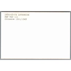 Tog - PKP  T49 - Lobzenica - Polen - Foto