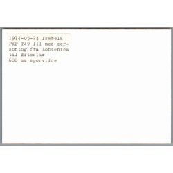 Tog - PKP  T49  111 - Isabela - Polen - Foto