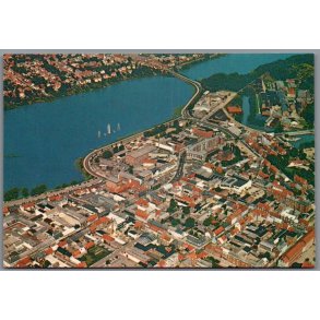 Silkeborg - Luftfoto over Byen - Postkort - Ubrugt