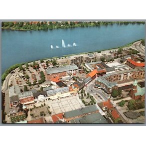 Silkeborg - Luftfoto over Byen - Postkort - Ubrugt