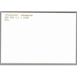 Tog - PKP  T49 111 - Lobzenica - Polen - Foto