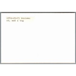 Tog - Station - Boniewo - med 4 tog - Polen - Foto