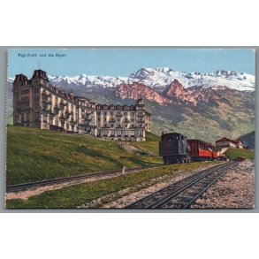 Tog - Rigi-Kulm - Schweitz  - Ubrugt