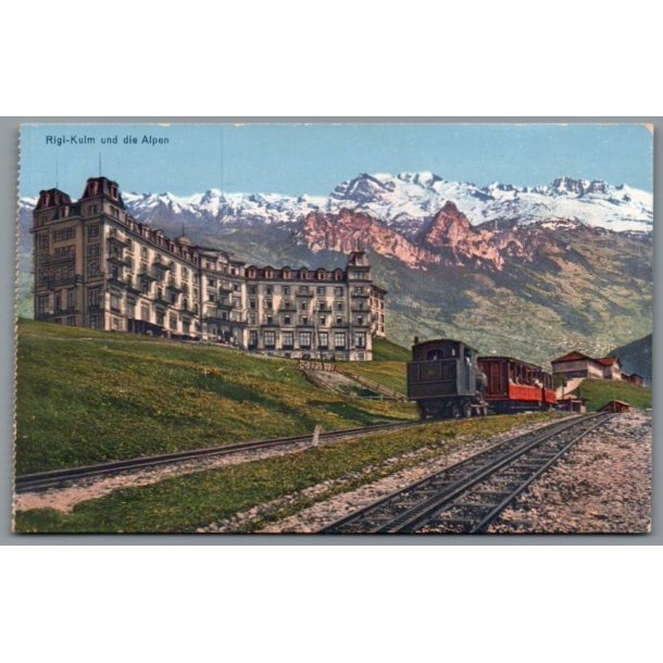 Tog - Rigi-Kulm - Schweitz  - Ubrugt