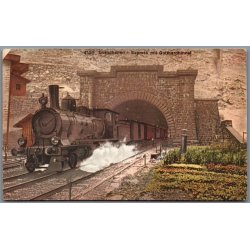Goeschenen - Express mit Gotthardtunnel - Schweitz - Tog - Ubrugt