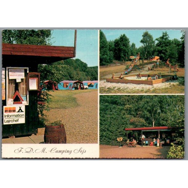 FDM  Camping - Sejs - Postkort - Ubrugt