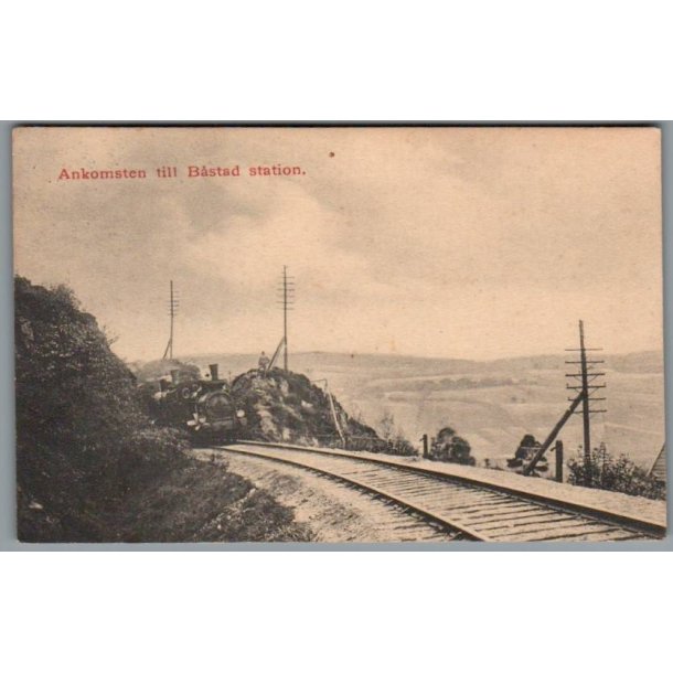 Ankomsten til Bstad Station - Sverige - Brugt