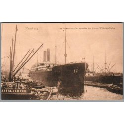 Hamburg - Damperen Amerika i Kaiser Wilhelm Hafen -Tyskland - Ubrugt