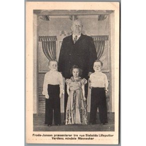 Frode Jensen pr�senterer tre nye Siebolds Lilleputter - Dyrehavsbakken - Ubrugt