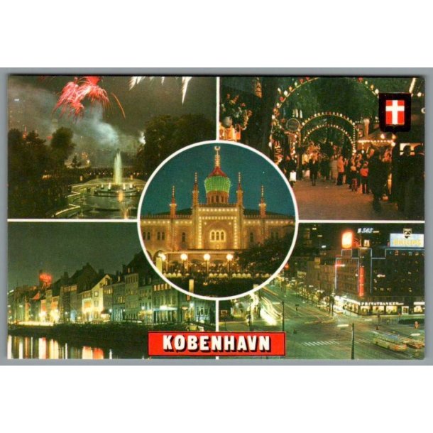 Kbenhavn by night - Tivoli  - Ubrugt