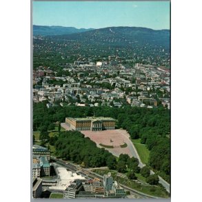 Kongeslottet set fra Fly - Oslo - Aune 7046/4 - Ubrugt