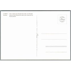 Udsigt til Kongeslottet  - Oslo - Aune 9836/1 - Ubrugt