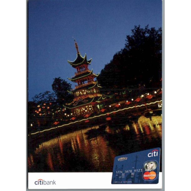 Tivoli rskort sponseret af Citibank - Ubrugt