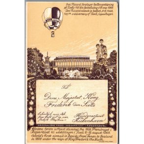 Kbenhavn - Tivoli - Verdens frste Luftpost 125 rs ballonopstigning - u/n - Brugt