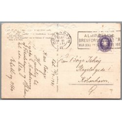 Kbenhavn Grafzeppelin over Amalienborg og Havnen - Brugt - Rift !!