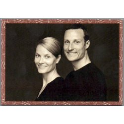 Kronprins Haakon og Mette-Marit H�jby - Norman  03.014 - 12x17 cm - Ubrugt