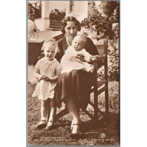 Kronprinsesse Martha med Prinsesserne Ragnhild og Astrid - Eberh. 63 - Ubrugt