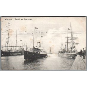 Malm - Parti av Hamnen - Brugt