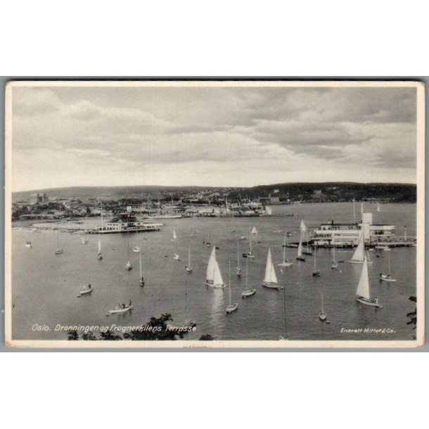 Oslo - Dronningen og Frognerkilens Terrasse - Norge - Ubrugt 