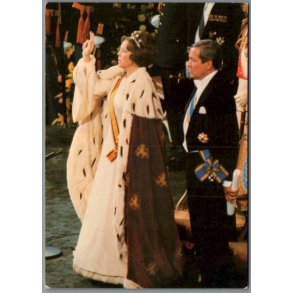 Dronning Beatrix  afl�gger ed - spanjersberg 825 - Ubrugt