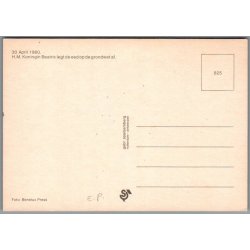 Dronning Beatrix  afl�gger ed - spanjersberg 825 - Ubrugt