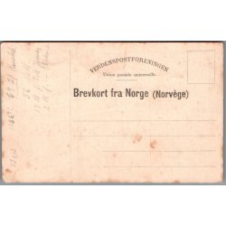 13. August 1905 - JA - Norge - Ubrugt - Svagt hjrne !