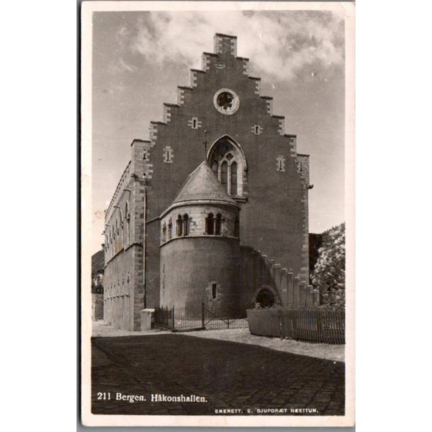 Bergen -  H�konshallen - Norge - Brugt