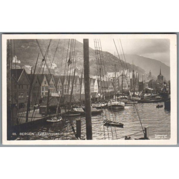 Bergen -  Tyskebryggen - Norge - Ubrugt