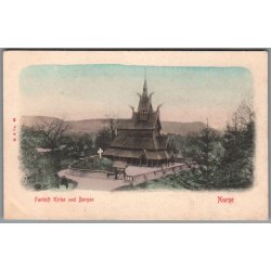 Fantoft Kirke ved Bergen -  Norge - Ubrugt