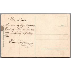 Slottet seet fra Drammensvejen - Kristania - Norge - Ubrugt