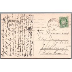 Udsigt til Slottet - Kristania - Norge - Brugt