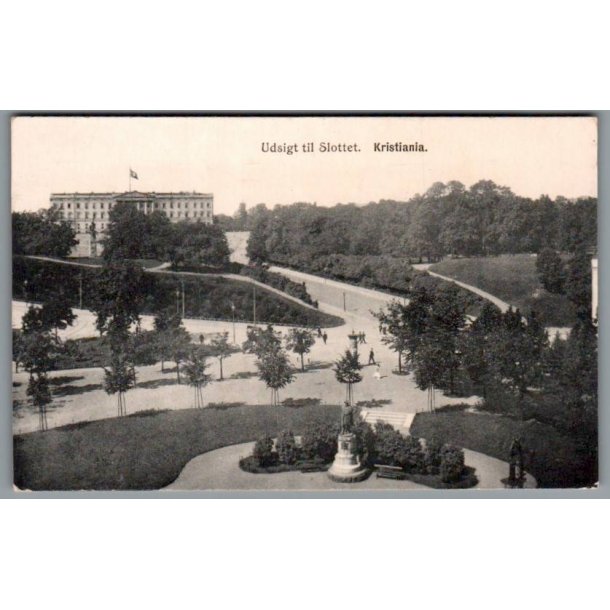 Udsigt til Slottet - Kristania - Norge - Brugt