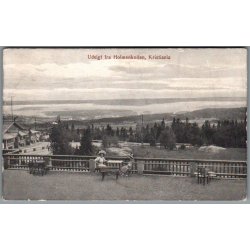 Udsigt fra Holmekollen - Kristania - Norge - Ubrugt