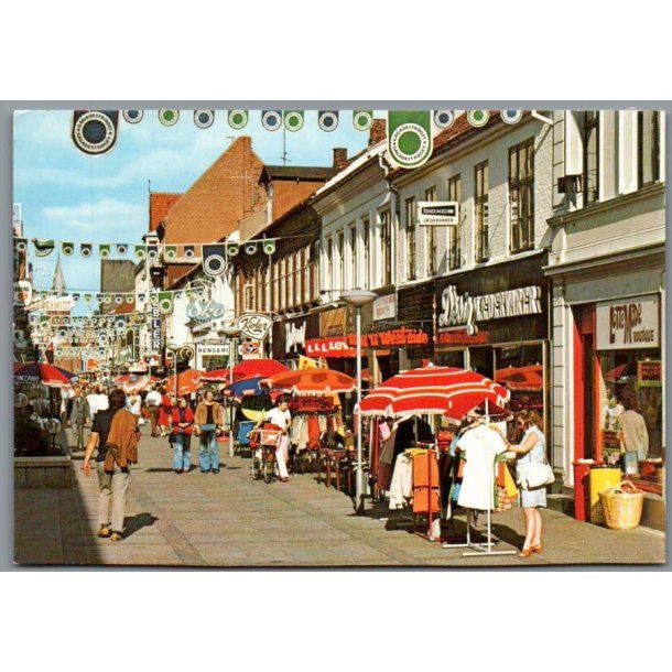 Silkeborg  - Vestergade - Postkort - Brugt