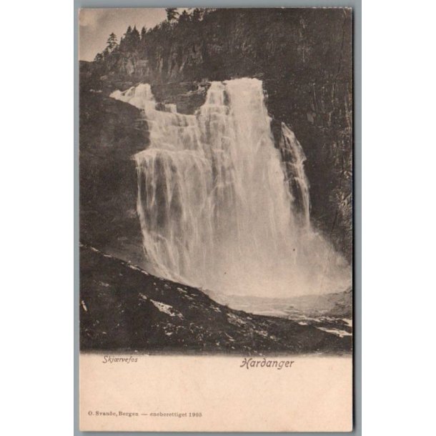 Skj�rvefoss - Hardanger  - Norge - Ubrugt