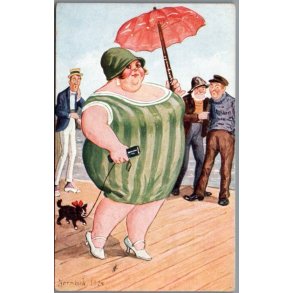 Hornb�k 1928 - Postkort - Brugt