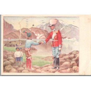 Kong Christian X p� Gr�nland - Helst u/n - Brugt - Svagt hj�rne 1