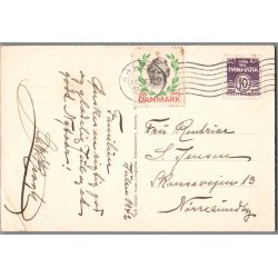 Kong Christian X p� Gr�nland - Helst u/n - Brugt - Svagt hj�rne 1