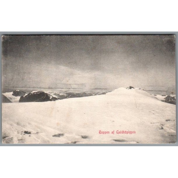 Toppen af Galdh�piggen  - Norge - Ubrugt