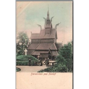 Stavekirken paa Fantoft - Norge - Ubrugt