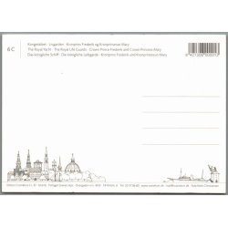 Kongeskibet  - Livgarden - Kronprins Frederik og Kronprinsesse Mary - Ubrugt