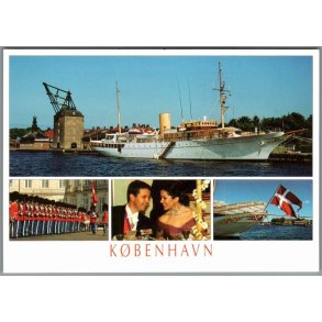 Kongeskibet  - Livgarden - Kronprins Frederik og Kronprinsesse Mary - Ubrugt