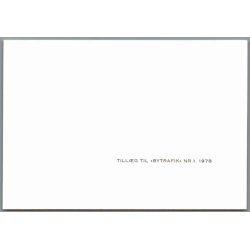 Sporvogn med Sneplov - Ubrugt