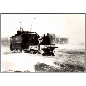 Sporvogn med Sneplov - Ubrugt