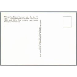Sporvogn - London - England - Ubrugt
