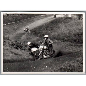 Motorcykel -  Foto 11 x 9 cm.