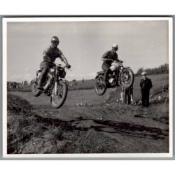 Motorcykel -  Foto 11 x 9 cm.