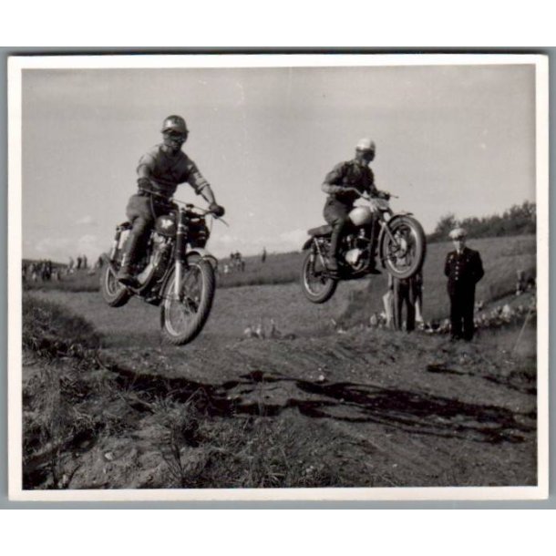 Motorcykel -  Foto 11 x 9 cm.