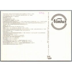 Motorcykel - Nimbus 1934 - Ubrugt